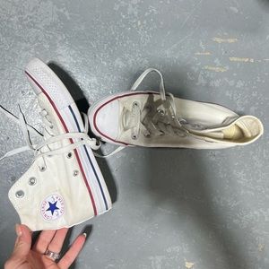 Off white high top converse